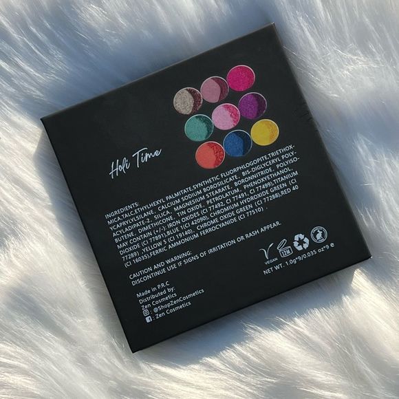 Zen Cosmetics Holi Time Nine Pan Eyeshadow Palette - Picture 3 of 5